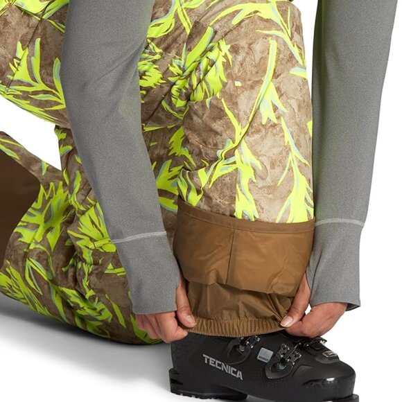 The North Face Womens Freedom Insulated Waterproof Snow Ski Pants Bibs 2XL Short - Picture 9 of 13